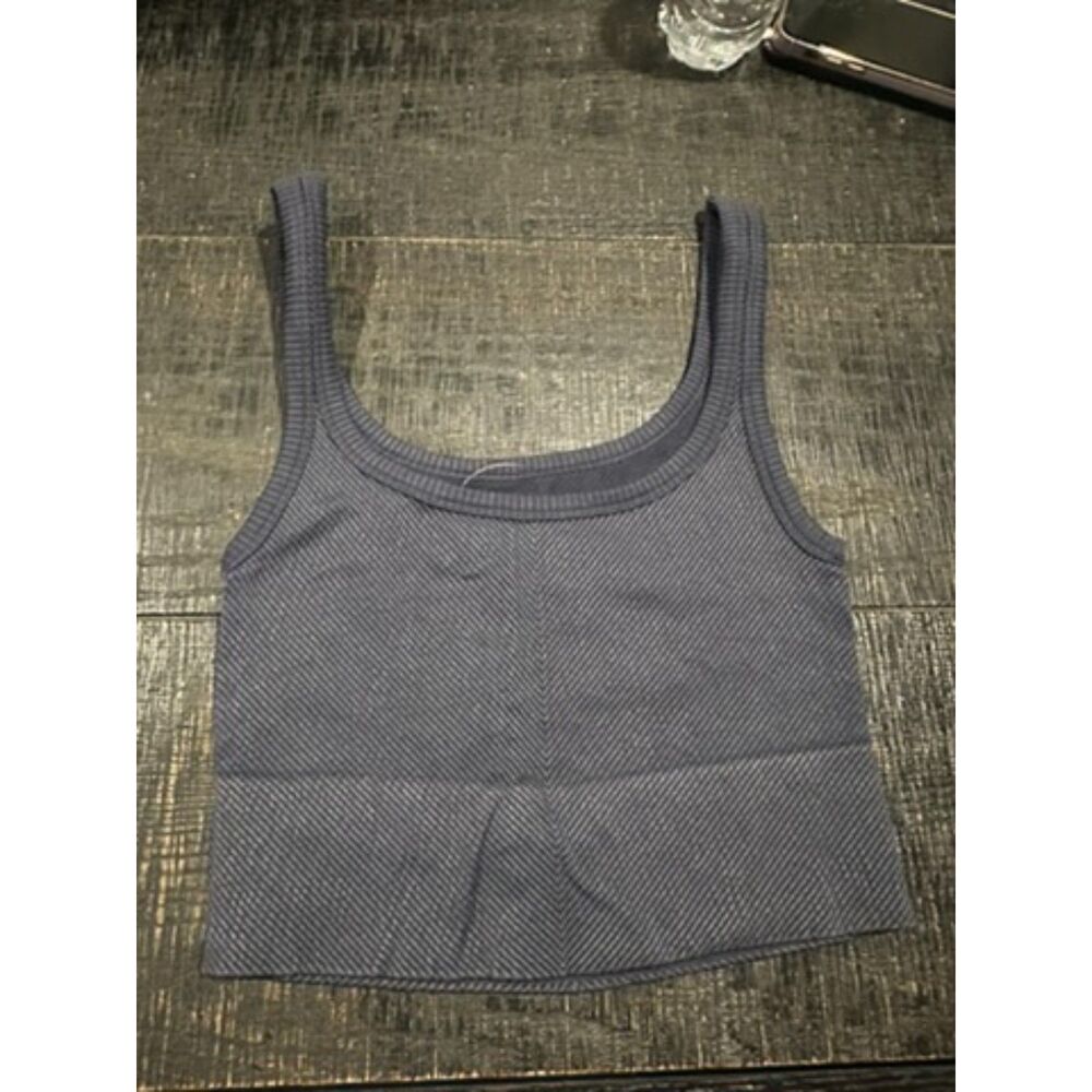 Hippie Rose ribbed cropped tank top